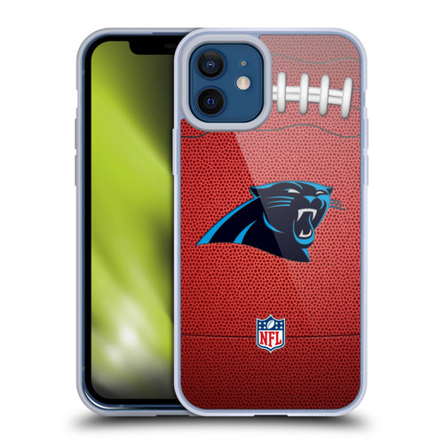 NFL Carolina Panthers Graphics Football Soft Gel Case for Apple iPhone 12 / iPhone 12 Pro