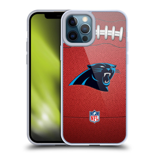 NFL Carolina Panthers Graphics Football Soft Gel Case for Apple iPhone 12 Pro Max