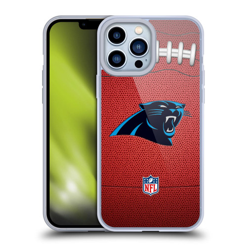 NFL Carolina Panthers Graphics Football Soft Gel Case for Apple iPhone 13 Pro Max