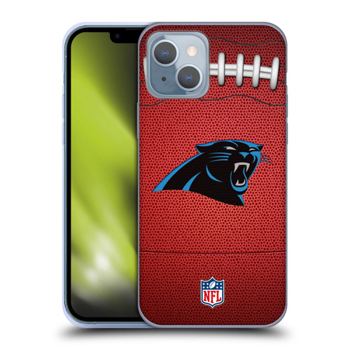NFL Carolina Panthers Graphics Football Soft Gel Case for Apple iPhone 14