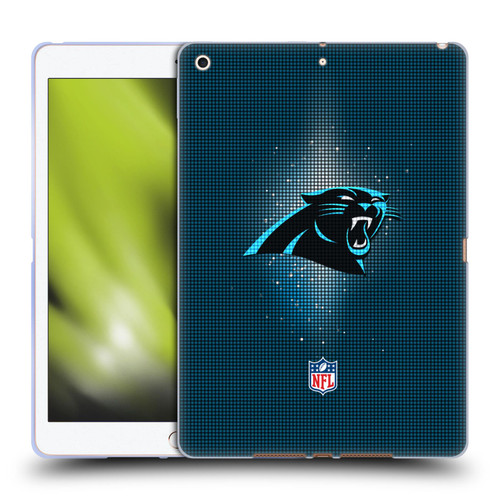 NFL Carolina Panthers Artwork LED Soft Gel Case for Apple iPad 10.2 2019/2020/2021