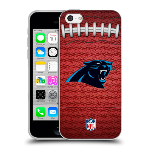 NFL Carolina Panthers Graphics Football Soft Gel Case for Apple iPhone 5c