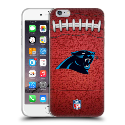 NFL Carolina Panthers Graphics Football Soft Gel Case for Apple iPhone 6 Plus / iPhone 6s Plus