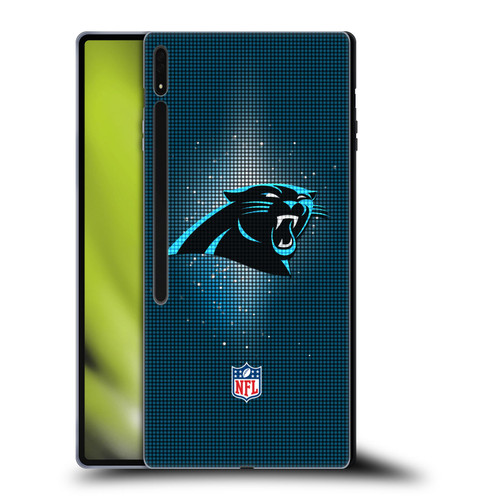 NFL Carolina Panthers Artwork LED Soft Gel Case for Samsung Galaxy Tab S8 Ultra
