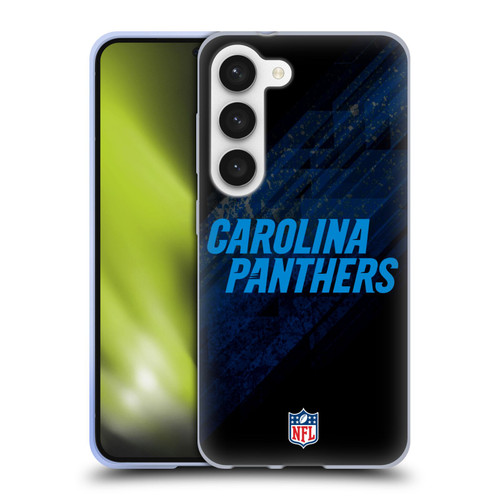 NFL Carolina Panthers Logo Blur Soft Gel Case for Samsung Galaxy S23 5G