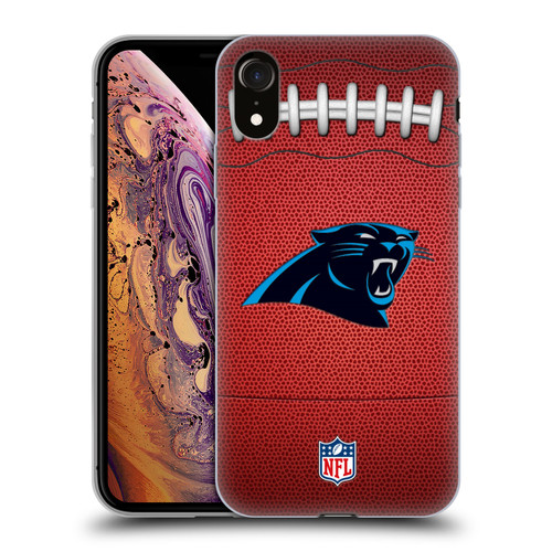 NFL Carolina Panthers Graphics Football Soft Gel Case for Apple iPhone XR