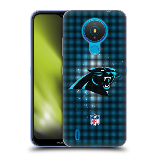 NFL Carolina Panthers Artwork LED Soft Gel Case for Nokia 1.4