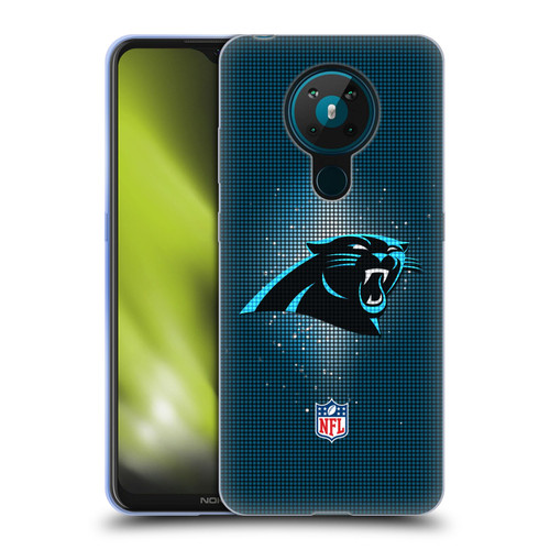 NFL Carolina Panthers Artwork LED Soft Gel Case for Nokia 5.3
