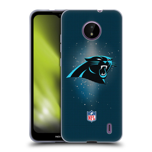 NFL Carolina Panthers Artwork LED Soft Gel Case for Nokia C10 / C20