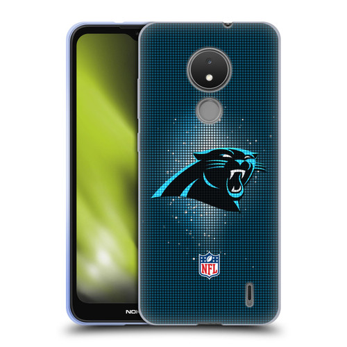 NFL Carolina Panthers Artwork LED Soft Gel Case for Nokia C21