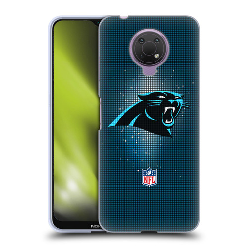 NFL Carolina Panthers Artwork LED Soft Gel Case for Nokia G10