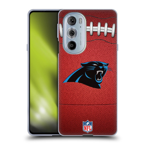NFL Carolina Panthers Graphics Football Soft Gel Case for Motorola Edge X30