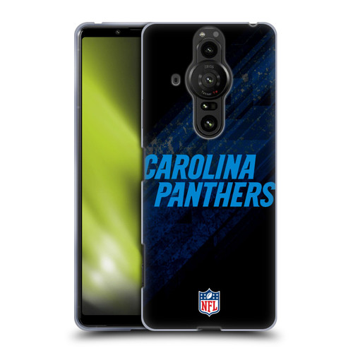 NFL Carolina Panthers Logo Blur Soft Gel Case for Sony Xperia Pro-I