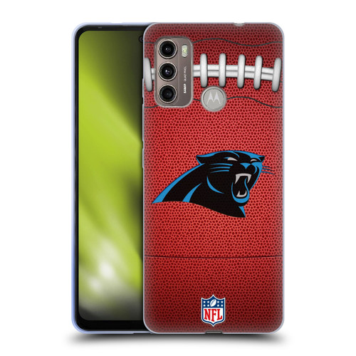 NFL Carolina Panthers Graphics Football Soft Gel Case for Motorola Moto G60 / Moto G40 Fusion