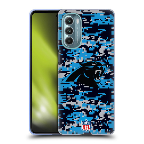 NFL Carolina Panthers Graphics Digital Camouflage Soft Gel Case for Motorola Moto G Stylus 5G (2022)