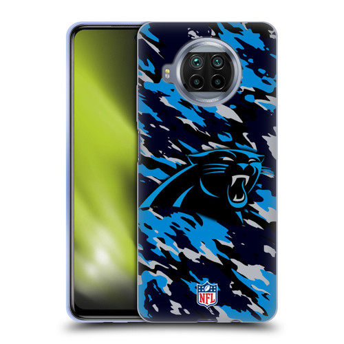NFL Carolina Panthers Logo Camou Soft Gel Case for Xiaomi Mi 10T Lite 5G