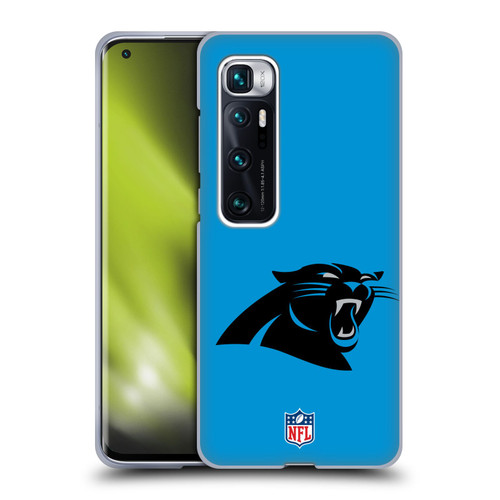 NFL Carolina Panthers Logo Plain Soft Gel Case for Xiaomi Mi 10 Ultra 5G