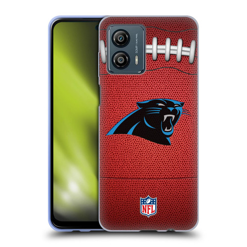 NFL Carolina Panthers Graphics Football Soft Gel Case for Motorola Moto G53 5G