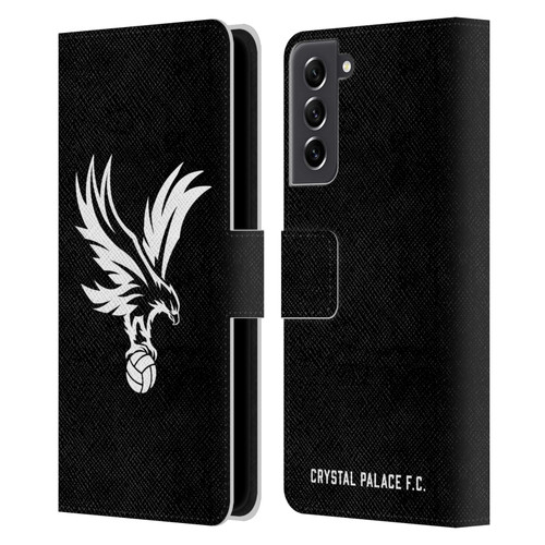 Crystal Palace FC Crest Eagle Grey Leather Book Wallet Case Cover For Samsung Galaxy S21 FE 5G