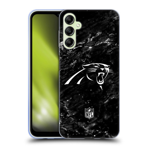 NFL Carolina Panthers Artwork Marble Soft Gel Case for Samsung Galaxy A14 5G