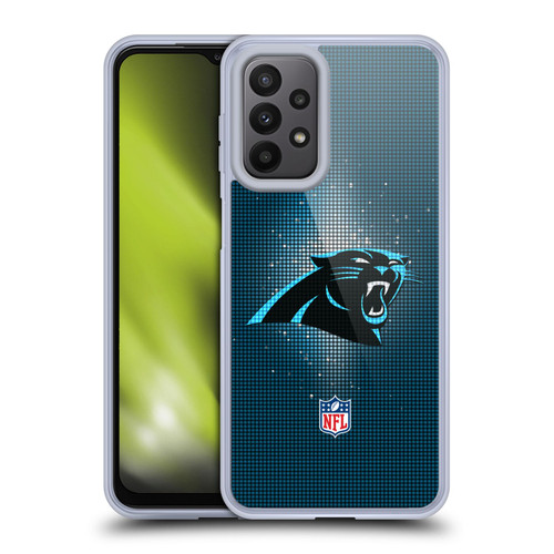 NFL Carolina Panthers Artwork LED Soft Gel Case for Samsung Galaxy A23 / 5G (2022)