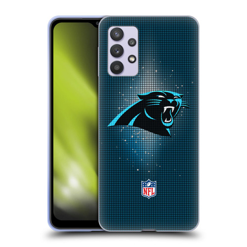 NFL Carolina Panthers Artwork LED Soft Gel Case for Samsung Galaxy A32 5G / M32 5G (2021)