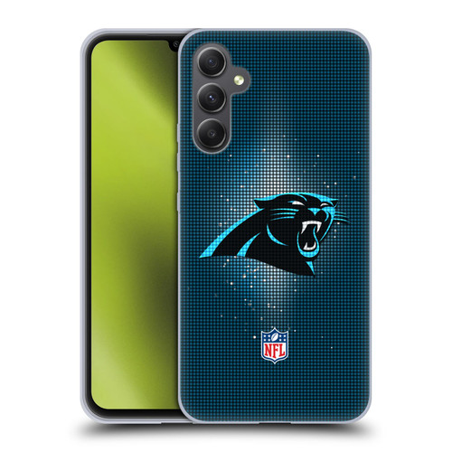 NFL Carolina Panthers Artwork LED Soft Gel Case for Samsung Galaxy A34 5G