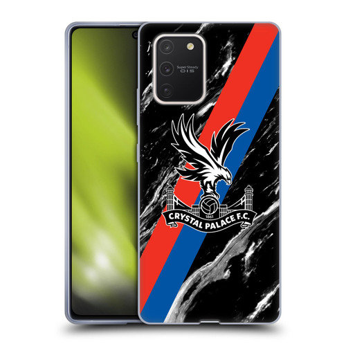 Crystal Palace FC Crest Black Marble Soft Gel Case for Samsung Galaxy S10 Lite