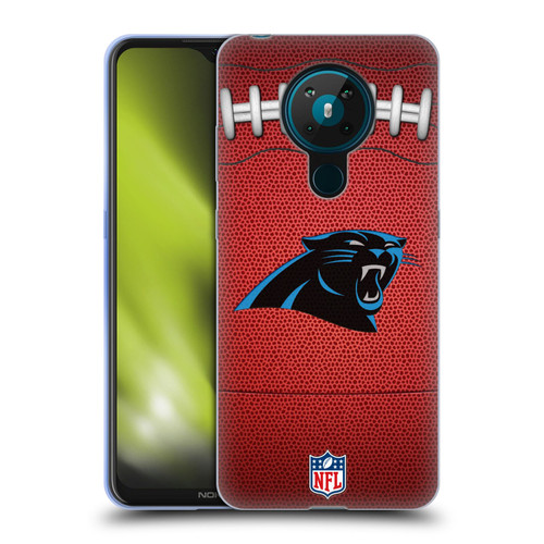 NFL Carolina Panthers Graphics Football Soft Gel Case for Nokia 5.3