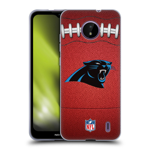 NFL Carolina Panthers Graphics Football Soft Gel Case for Nokia C10 / C20