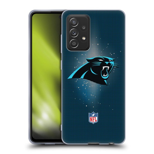 NFL Carolina Panthers Artwork LED Soft Gel Case for Samsung Galaxy A52 / A52s / 5G (2021)
