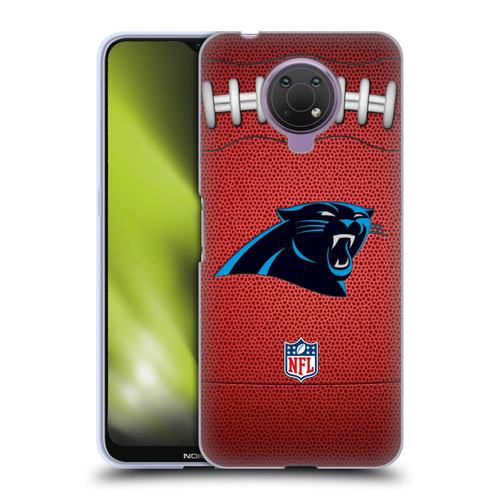 NFL Carolina Panthers Graphics Football Soft Gel Case for Nokia G10