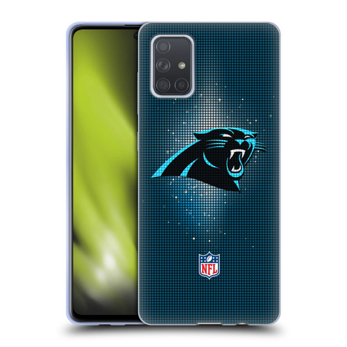 NFL Carolina Panthers Artwork LED Soft Gel Case for Samsung Galaxy A71 (2019)