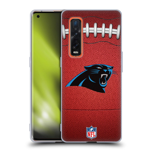NFL Carolina Panthers Graphics Football Soft Gel Case for OPPO Find X2 Pro 5G