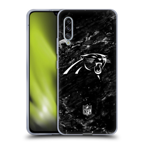 NFL Carolina Panthers Artwork Marble Soft Gel Case for Samsung Galaxy A90 5G (2019)