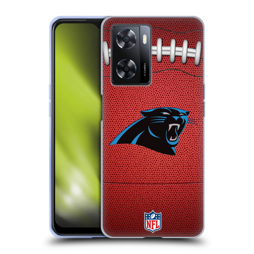 NFL Carolina Panthers Graphics Football Soft Gel Case for OPPO A57s