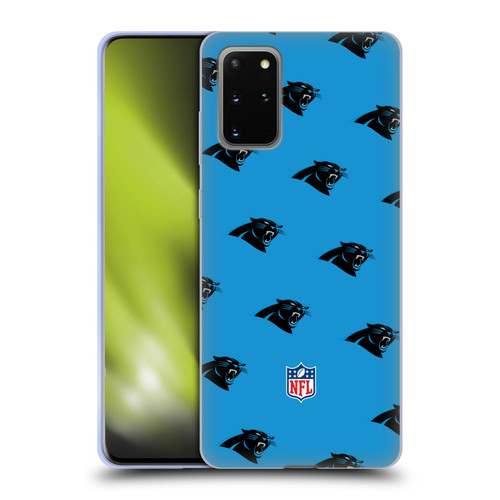 NFL Carolina Panthers Artwork Patterns Soft Gel Case for Samsung Galaxy S20+ / S20+ 5G