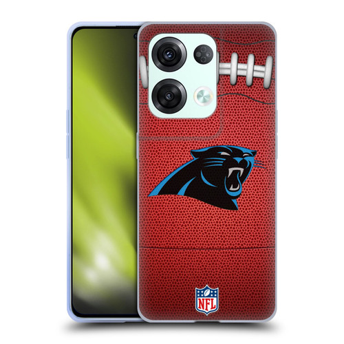 NFL Carolina Panthers Graphics Football Soft Gel Case for OPPO Reno8 Pro