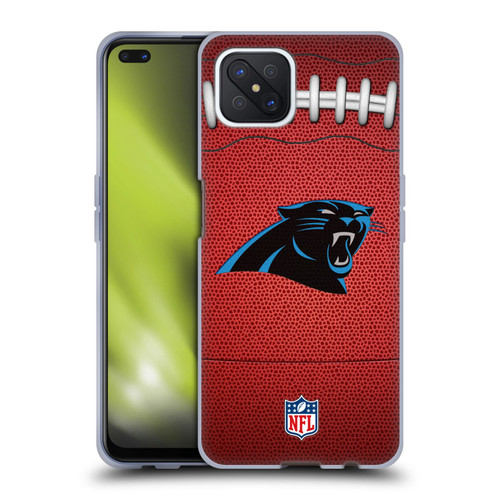 NFL Carolina Panthers Graphics Football Soft Gel Case for OPPO Reno4 Z 5G