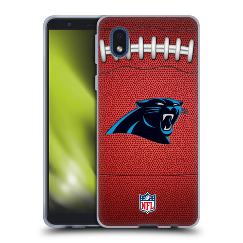 NFL Carolina Panthers Graphics Football Soft Gel Case for Samsung Galaxy A01 Core (2020)