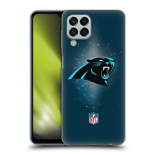 NFL Carolina Panthers Artwork LED Soft Gel Case for Samsung Galaxy M33 (2022)