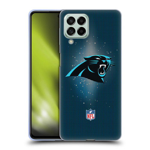 NFL Carolina Panthers Artwork LED Soft Gel Case for Samsung Galaxy M53 (2022)