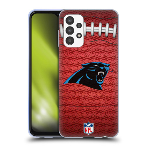 NFL Carolina Panthers Graphics Football Soft Gel Case for Samsung Galaxy A13 (2022)