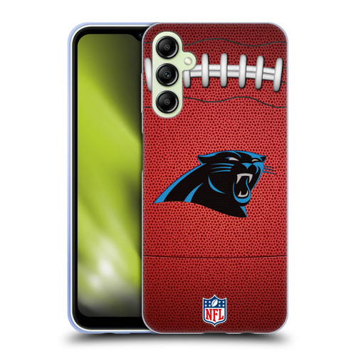 NFL Carolina Panthers Graphics Football Soft Gel Case for Samsung Galaxy A14 5G