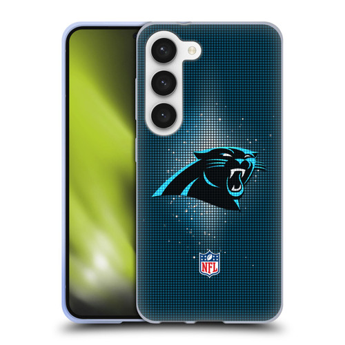 NFL Carolina Panthers Artwork LED Soft Gel Case for Samsung Galaxy S23 5G