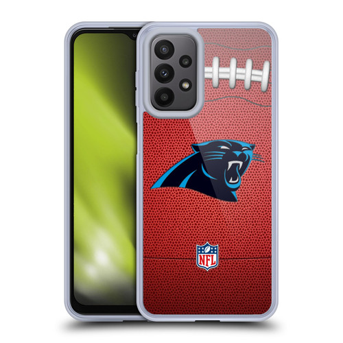 NFL Carolina Panthers Graphics Football Soft Gel Case for Samsung Galaxy A23 / 5G (2022)