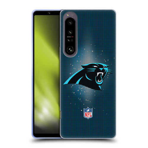 NFL Carolina Panthers Artwork LED Soft Gel Case for Sony Xperia 1 IV