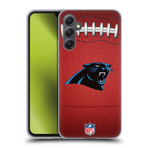 NFL Carolina Panthers Graphics Football Soft Gel Case for Samsung Galaxy A34 5G