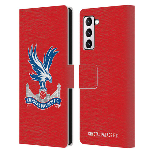 Crystal Palace FC Crest Eagle Leather Book Wallet Case Cover For Samsung Galaxy S21+ 5G