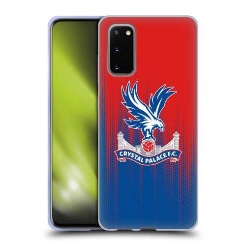 Crystal Palace FC Crest Halftone Soft Gel Case for Samsung Galaxy S20 / S20 5G